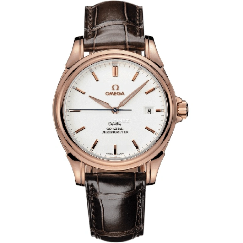 Omega,De Ville 37.50mm,37.50mm,Red Gold,White,Automatic,Day,48hours,4654,4654.20.32