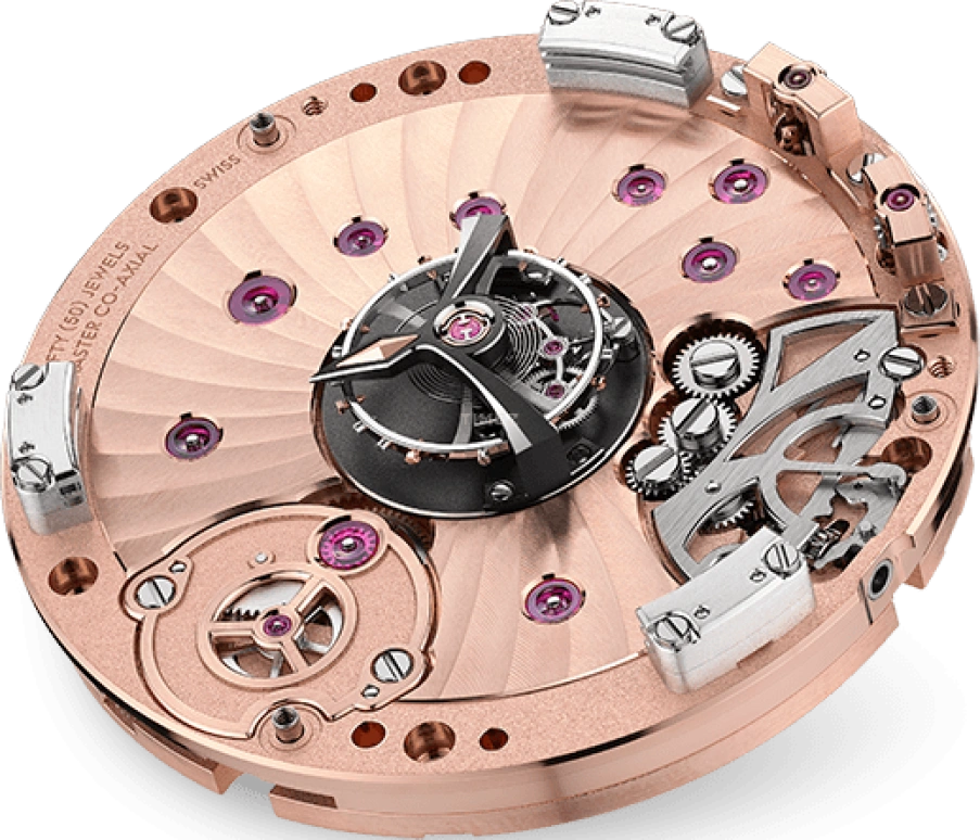 Omega,Trésor 43mm,43mm,Sedna Gold,Black,Automatic,Power Reserve Indicator,Tourbillon Escapement,Co-Axial Escapement,529,529.53.43.22.01.001