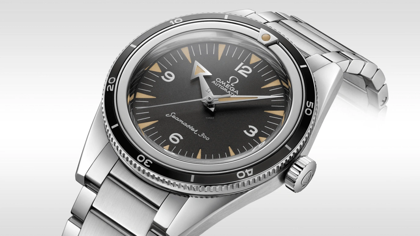 Omega,Seamaster 300 39mm,39mm,Stainless Steel,Black,Automatic,Day,Co-Axial Escapement,234,234.10.39.20.01.001