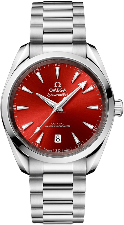 Omega,Aqua Terra 38mm,38mm,Stainless Steel,Red,Automatic,Day,Co-Axial Escapement,Kieran Culkin,220,220.10.38.20.13.003