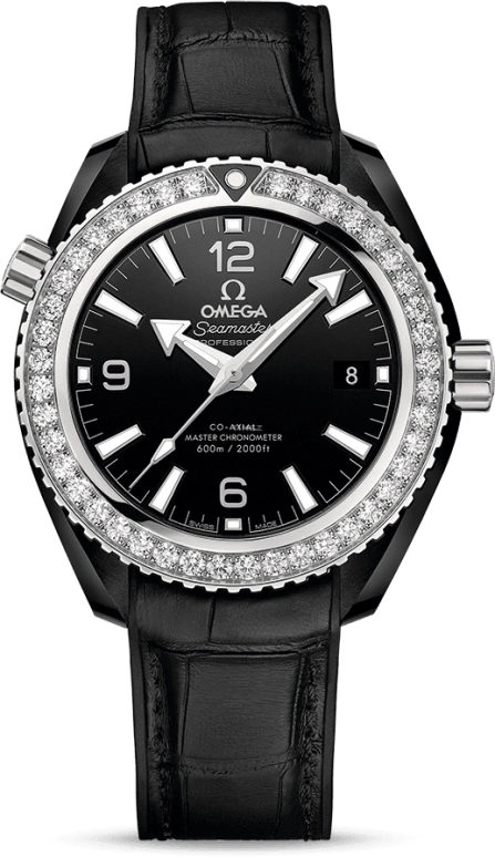 Omega,Seamaster Planet Ocean 39.50mm,39.50mm,Titanium,Ceramic,Black,Automatic,Date,Co-Axial Escapement,215,215.98.40.20.01.001