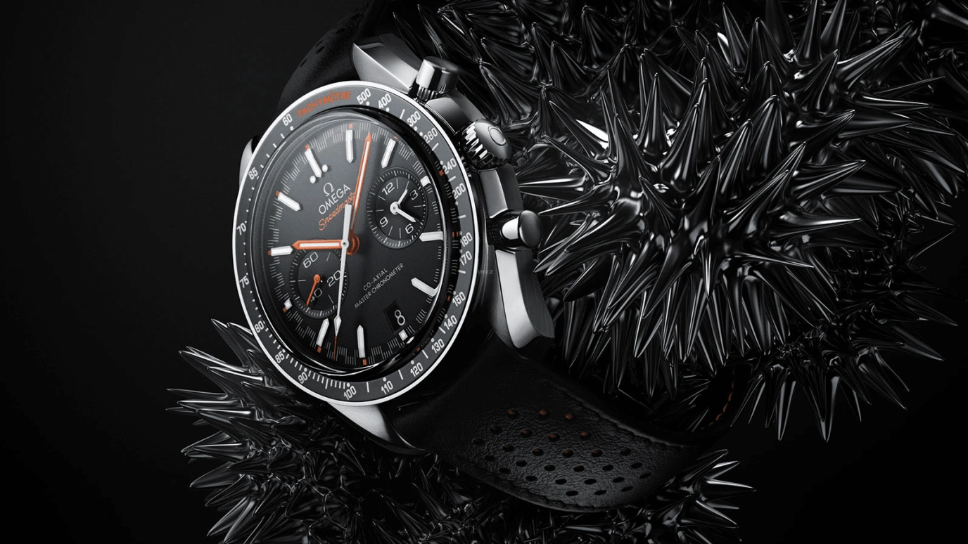 Omega,Speedmaster (Non-Moonwatch) 44.25mm,44.25mm,Stainless Steel,Black,Automatic,Chronograph,Date,Co-Axial Escapement,Column Wheel,60hours,In-house Caliber,329,329.32.44.51.01.001