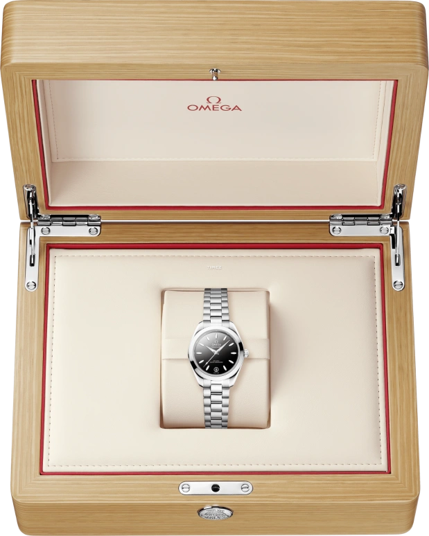 Omega,Aqua Terra 30mm,30mm,Stainless Steel,Black,Automatic,Day,Anti-magnetic,220,220.10.30.20.01.001