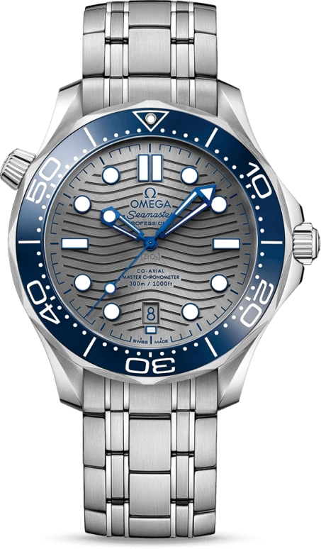 Omega,Seamaster Diver 300M 42mm,42mm,Ceramic,Stainless Steel,Grey,Automatic,Date,Co-Axial Escapement,210,210.30.42.20.06.001