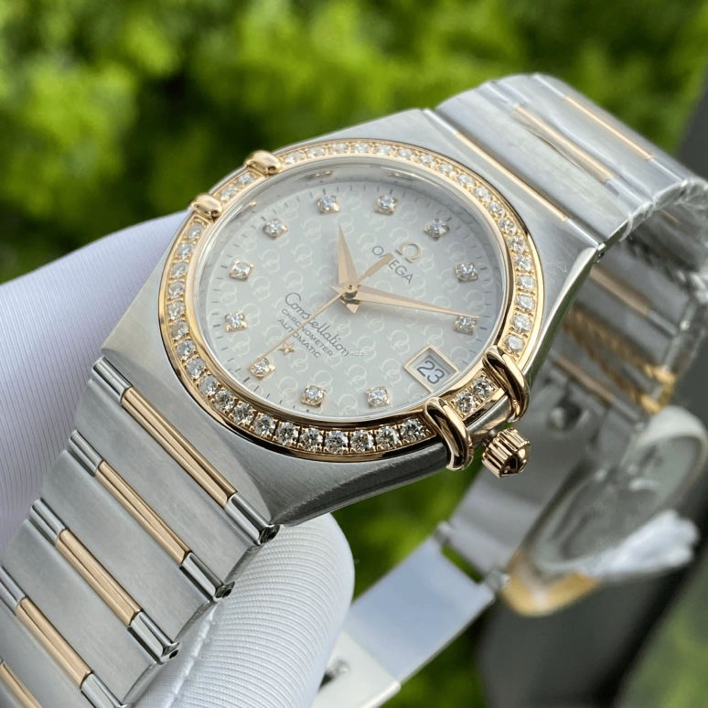 Omega,Constellation 35mm,35mm,Stainless Steel,Silver White,Automatic,Day,44hours,1308,1308.35.00