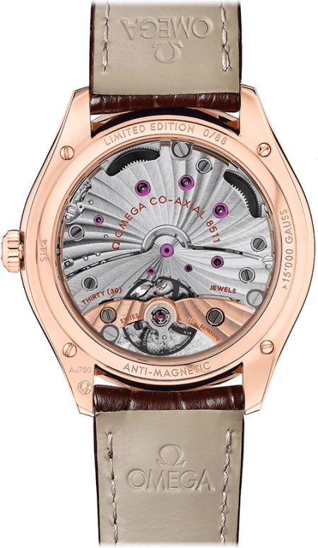 Omega,Trésor 40mm,40mm,Sedna Gold,Silver,Handwound,Day,Co-Axial Escapement,Anti-magnetic,432,432.53.40.21.52.002