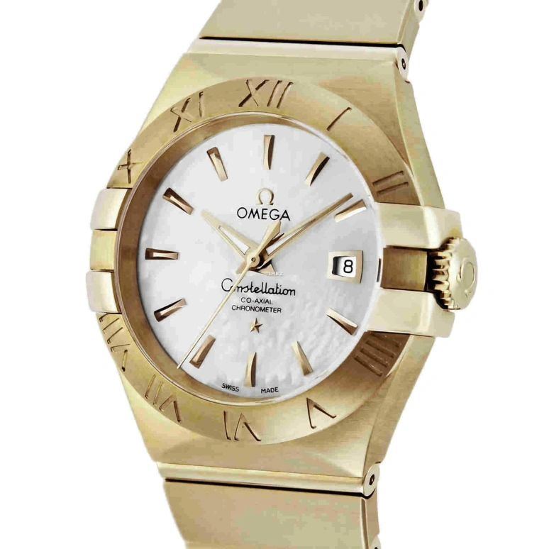 Omega,Constellation 31mm,31mm,Yellow Gold,White,Automatic,Day,50hours,123,123.50.31.20.05.002