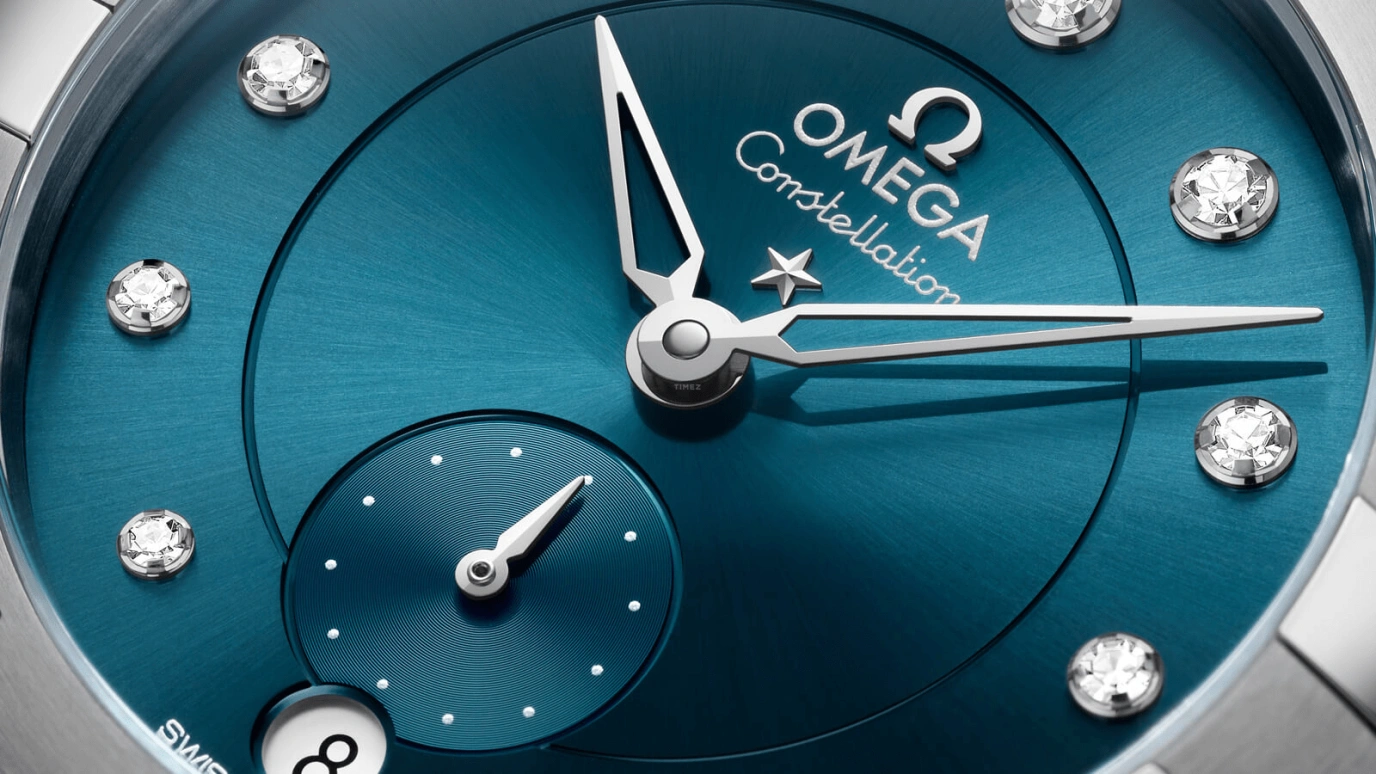 Omega,Constellation 34mm,34mm,Stainless Steel,Blue,Automatic,Date,Co-Axial Escapement,131,131.10.34.20.53.001
