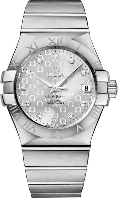 Omega,Constellation 35mm,35mm,Stainless Steel,Silver,Automatic,Day,48hours,123,123.10.35.20.52.002