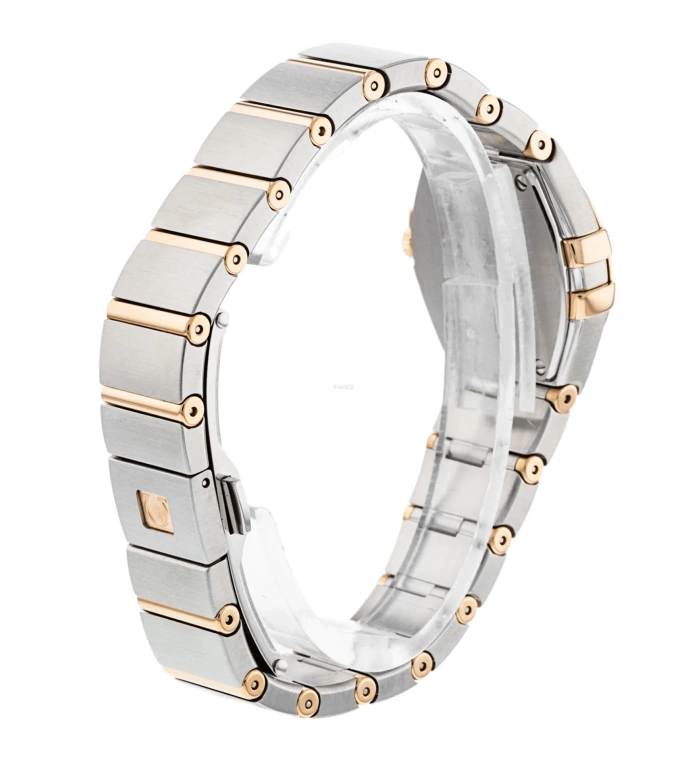 Omega,Constellation 24mm,24mm,Red Gold,Stainless Steel,White,Quartz,30000hours,In-house Caliber,123,123.25.24.60.55.001