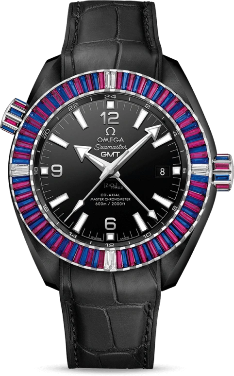 Omega,Seamaster Planet Ocean 45.50mm,45.50mm,Ceramic,Platinum,Black,Automatic,Date,Co-Axial Escapement,215,215.98.46.22.01.003