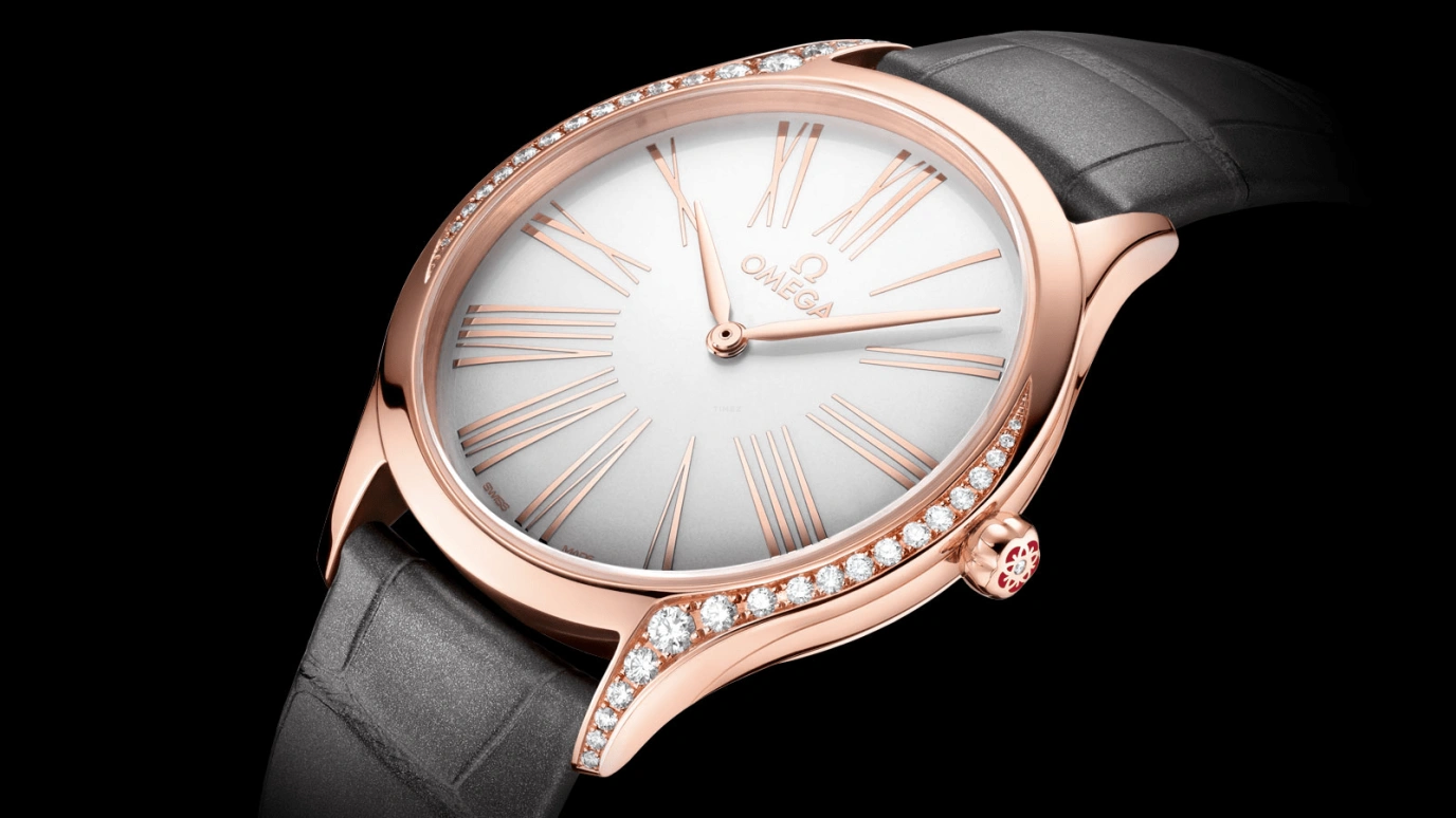 Omega,Trésor 36mm,36mm,Sedna Gold,Brown,Quartz,Day,Zodiac Indications,428,428.58.36.60.02.001