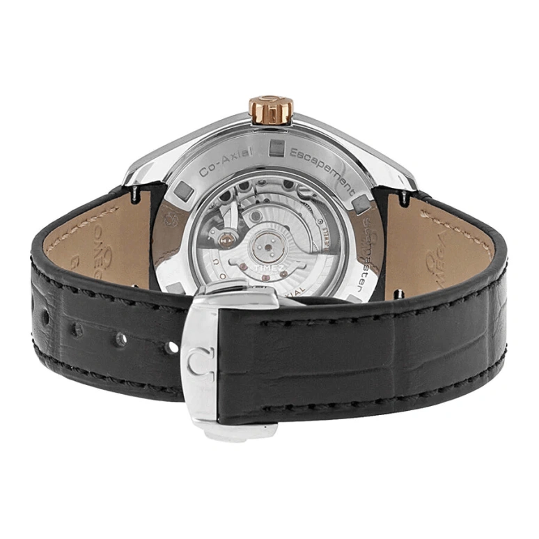 Omega,Aqua Terra 34mm,34mm,Red Gold,Stainless Steel,Black,Automatic,Day,50hours,231,231.23.34.20.01.002