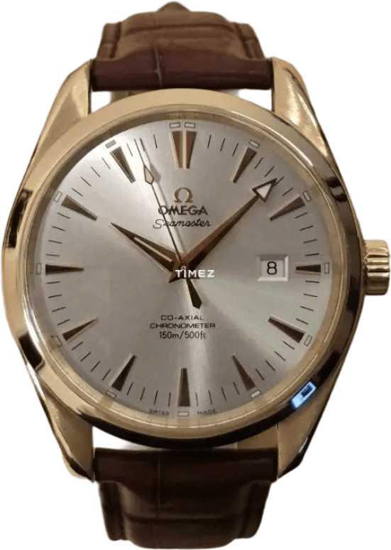 Omega,Seamaster 42mm,42mm,Yellow Gold,Silver White,Automatic,Day,48hours,2602,2602.30.38