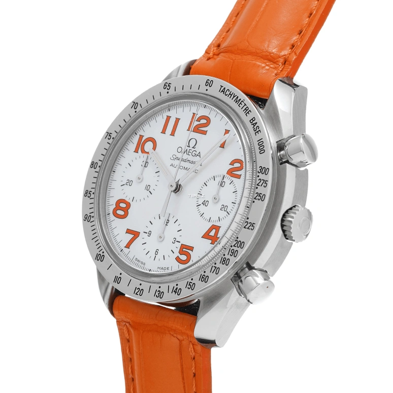 Omega,Speedmaster 35.50mm,35.50mm,Stainless Steel,Silver White,Automatic,Chronograph,42hours,3834,3834.78.38