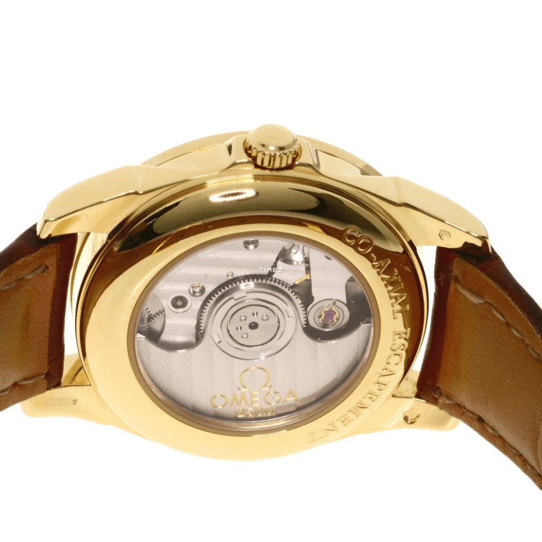 Omega,De Ville 32.50mm,32.50mm,Yellow Gold,Silver,Automatic,Day,48hours,4681,4681.31.35