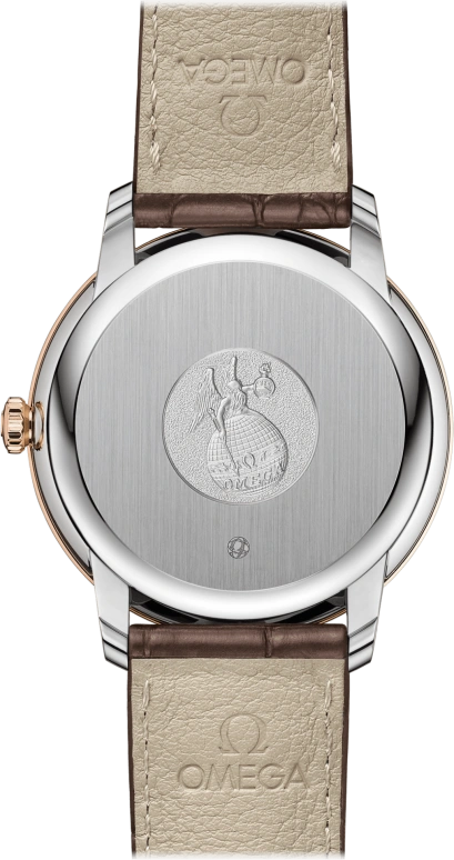 Omega,De Ville 39.50mm,39.50mm,Red Gold,Stainless Steel,Silver,Automatic,Date,Co-Axial Escapement,424,424.23.40.20.52.001