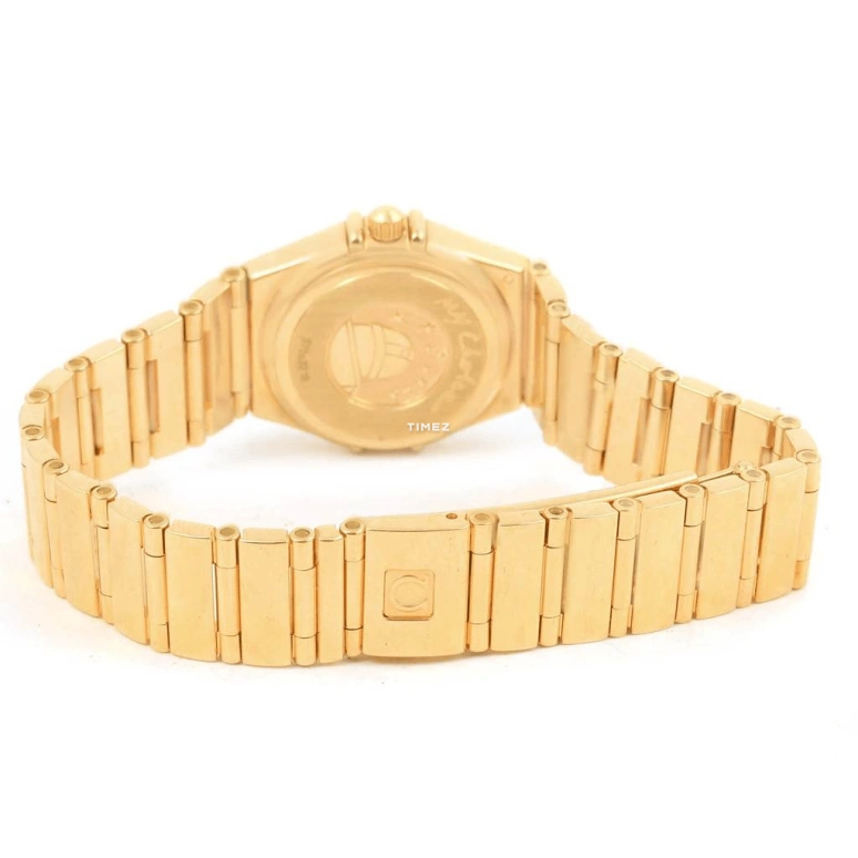 Omega,Constellation 22mm,22mm,Yellow Gold,Silver White,Quartz,30000hours,In-house Caliber,1164,1164.75.00