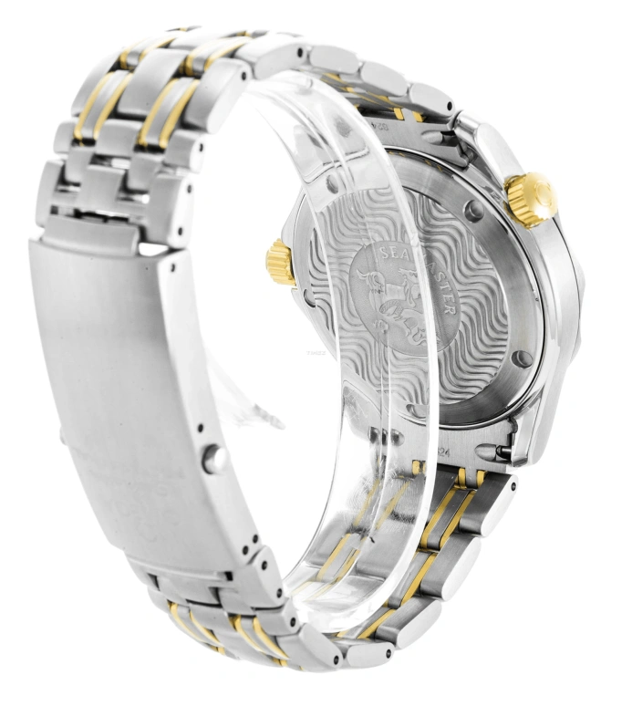 Omega,Seamaster Diver 300M 36.25mm,36.25mm,Yellow Gold,Stainless Steel,White,Automatic,Day,44hours,2352,2352.20.00