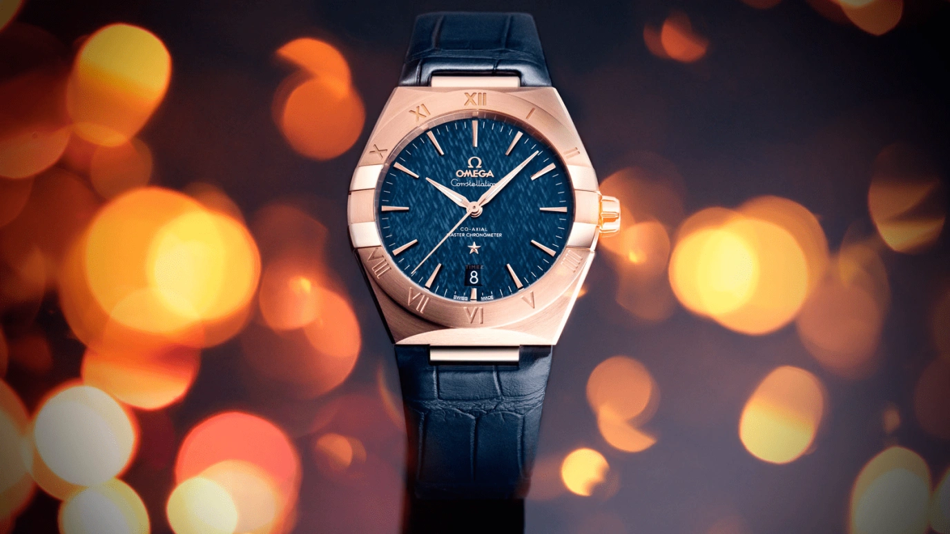 Omega,Constellation 39mm,39mm,Sedna Gold,Blue,Automatic,Date,Co-Axial Escapement,131,131.53.39.20.03.001
