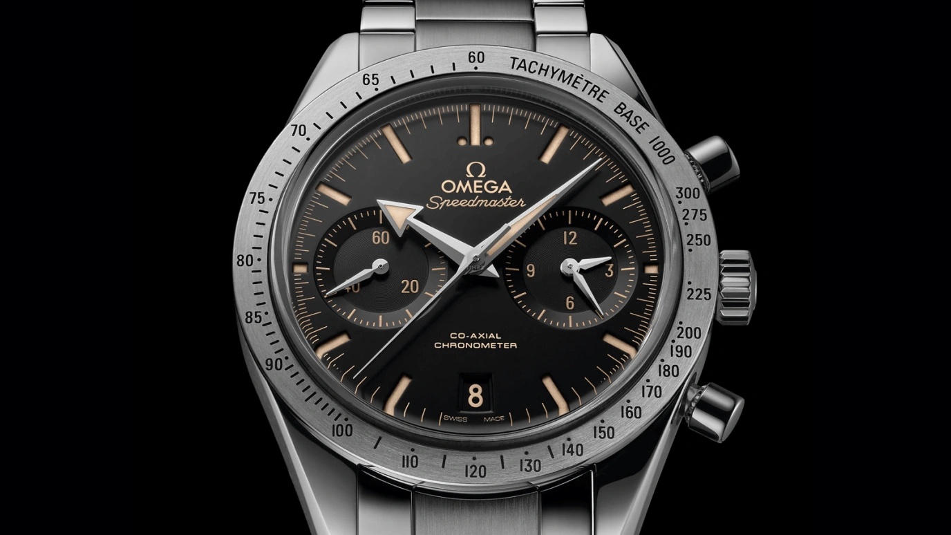 Omega,Speedmaster (Non-Moonwatch) 41.50mm,41.50mm,Stainless Steel,Black,Automatic,Chronograph,Date,Co-Axial Escapement,Column Wheel,60hours,In-house Caliber,331,331.10.42.51.01.002