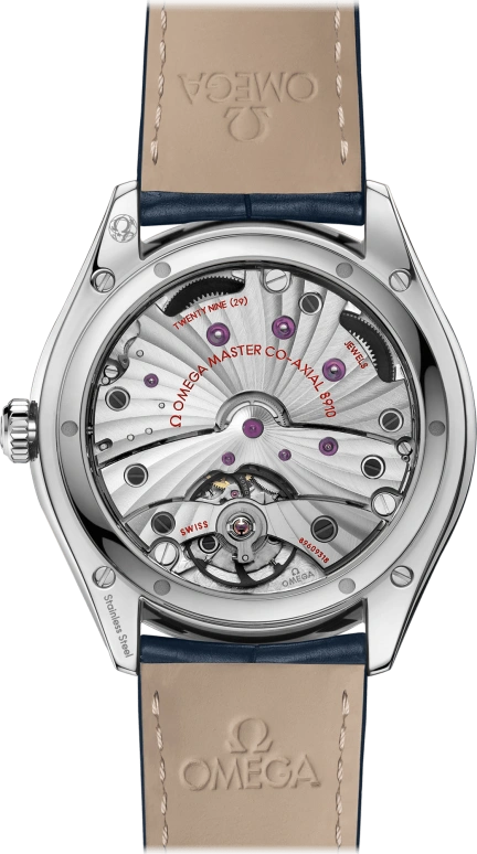 Omega,Trésor 40mm,40mm,Stainless Steel,Blue,Handwound,Day,Co-Axial Escapement,Eddie Redmayne,435,435.13.40.21.03.001