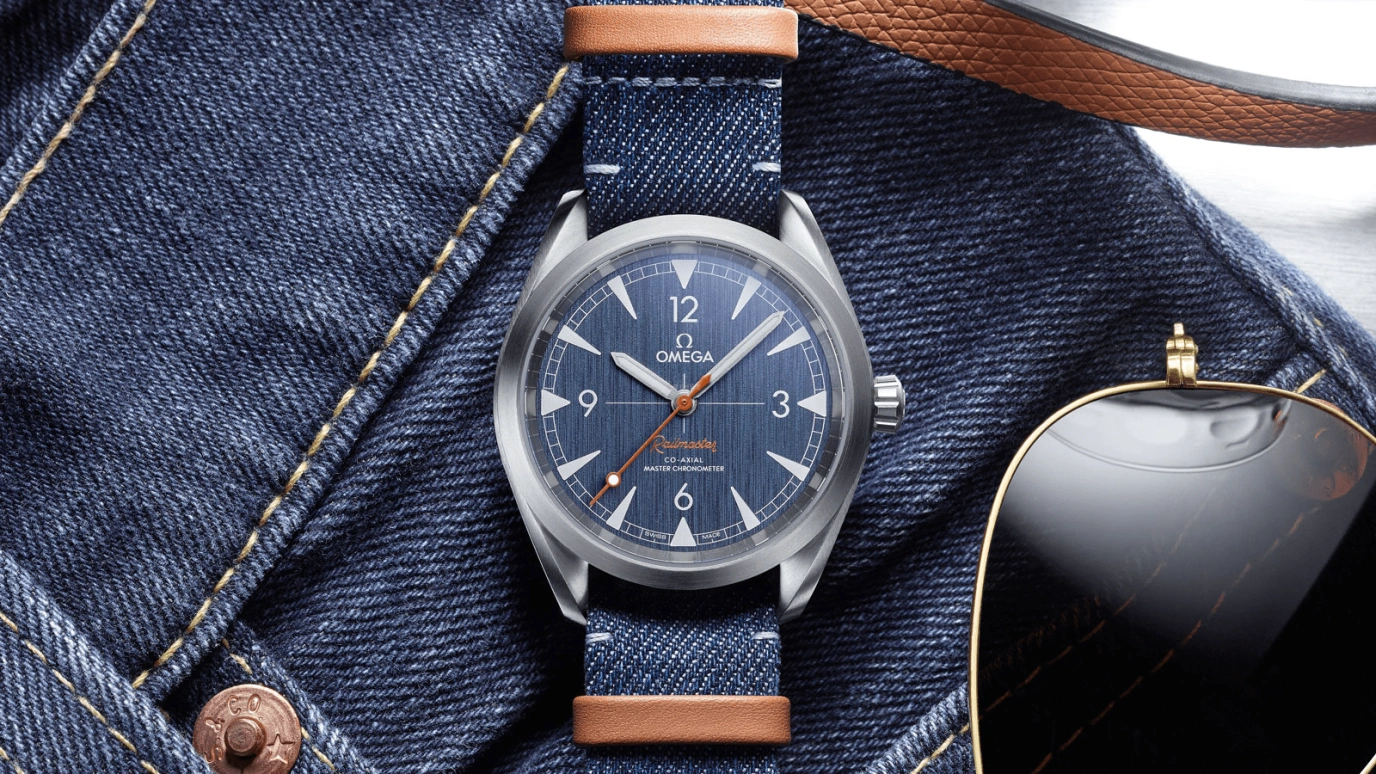 Omega,Railmaster 40mm,40mm,Stainless Steel,Blue,Automatic,Day,Co-Axial Escapement,220,220.12.40.20.03.001