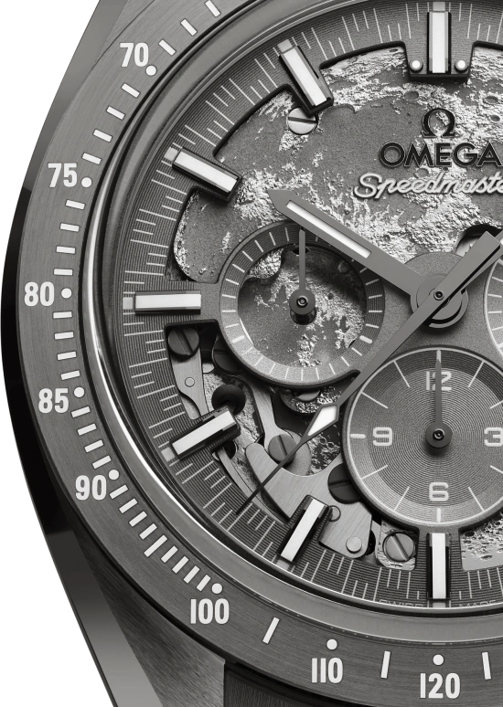 Omega,Speedmaster 44.25mm,44.25mm,Ceramic,Grey,Handwound,Chronograph,Anti-magnetic,310,310.92.44.50.06.002
