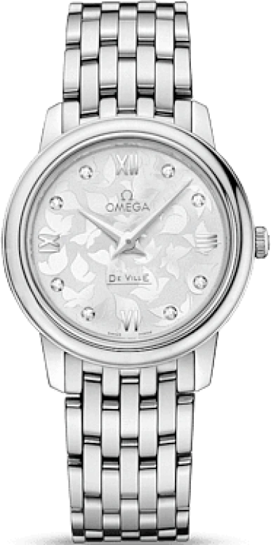 Omega,De Ville 27.40mm,27.40mm,Stainless Steel,Silver,Quartz,30000hours,In-house Caliber,424,424.10.27.60.52.001