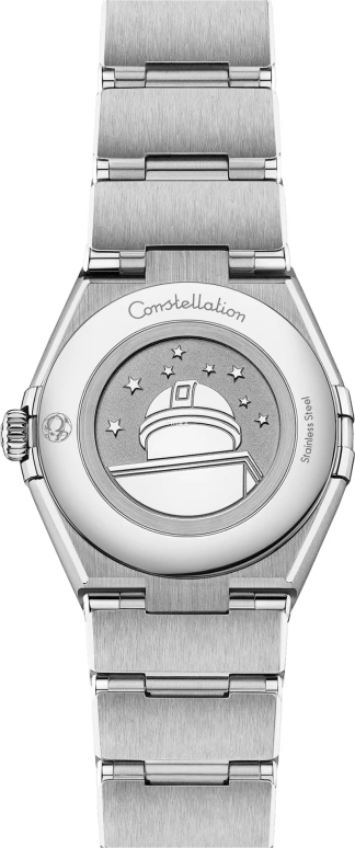 Omega,Constellation 28mm,28mm,Stainless Steel,White,Quartz,In-house Caliber,Sapphire,131,131.15.28.60.55.001