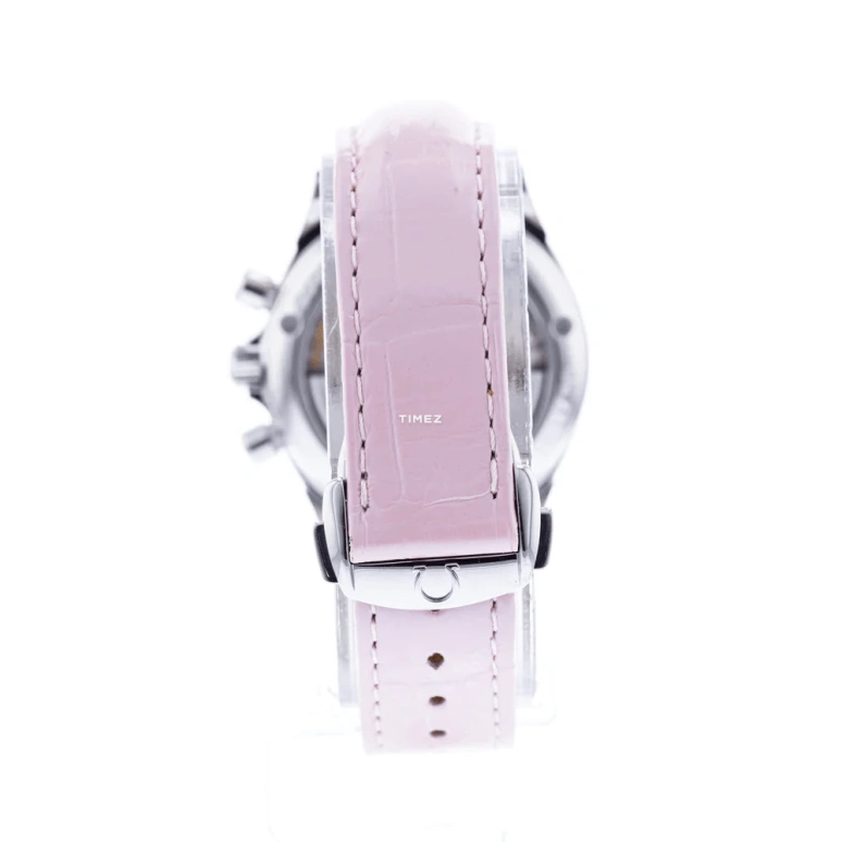Omega,De Ville 35mm,35mm,Stainless Steel,Pink,Automatic,Chronograph,Day,4878,4878.74.34