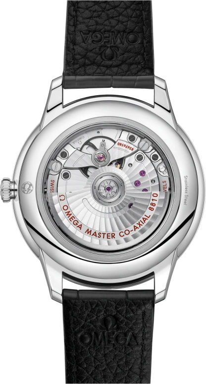 Omega,De Ville 41mm,41mm,Stainless Steel,Grey,Automatic,Day,Power Reserve Indicator,Co-Axial Escapement,Anti-magnetic,In-house Caliber,Sapphire,434,434.13.41.21.06.001