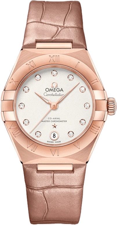 Omega,Constellation 29mm,29mm,Sedna Gold,Silver,Automatic,Date,Co-Axial Escapement,131,131.53.29.20.52.002