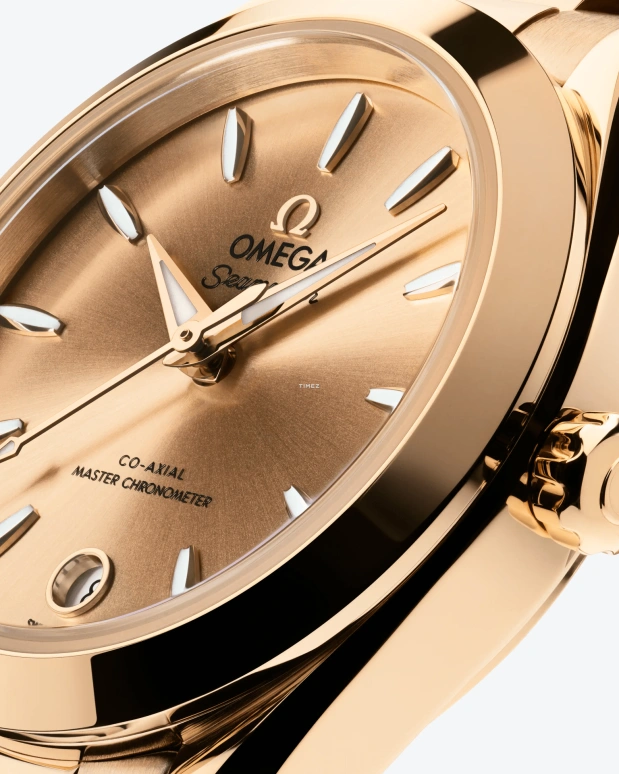 Omega,Aqua Terra 30mm,30mm,Moonshine Gold,Gold,Automatic,Day,Anti-magnetic,220,220.50.30.20.08.001