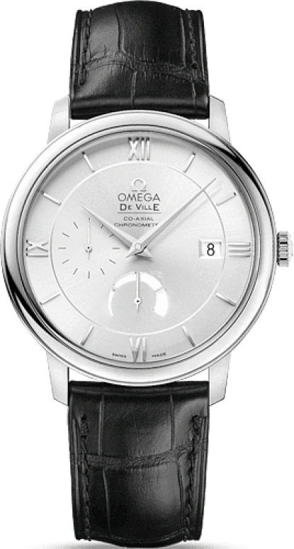 Omega,De Ville 39.50mm,39.50mm,Stainless Steel,Silver,Automatic,Date,Power Reserve Indicator,Co-Axial Escapement,424,424.13.40.21.02.001