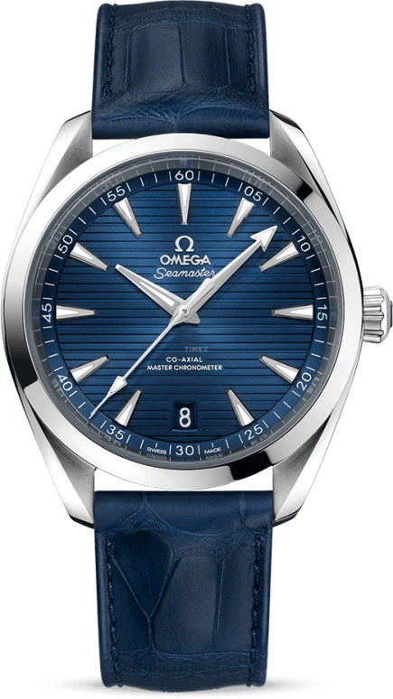 Omega,Aqua Terra 41mm,41mm,Stainless Steel,Blue,Automatic,Date,Co-Axial Escapement,220,220.13.41.21.03.003