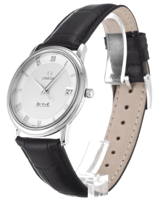 Omega,De Ville 34.40mm,34.40mm,Stainless Steel,Silver,Quartz,Day,30000hours,4810,4810.33.01
