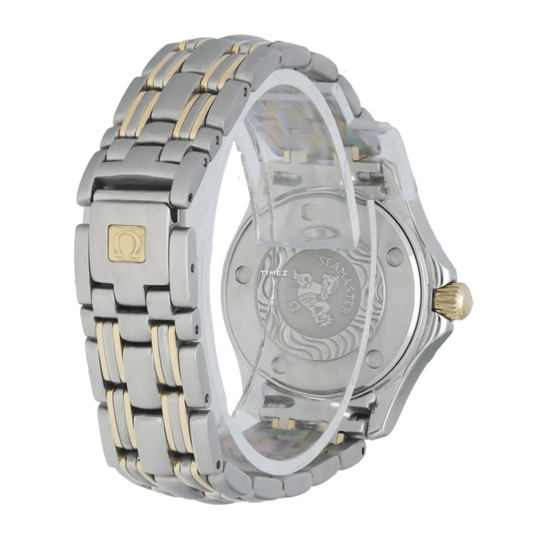 Omega,Seamaster Diver 300M 28mm,28mm,Yellow Gold,Stainless Steel,Blue,Quartz,Day,26280hours,2382,2382.80.00