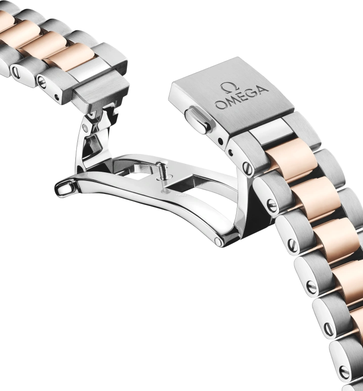 Omega,Aqua Terra 30mm,30mm,Stainless Steel,Sedna Gold,Green,Automatic,Day,Anti-magnetic,220,220.20.30.20.10.002