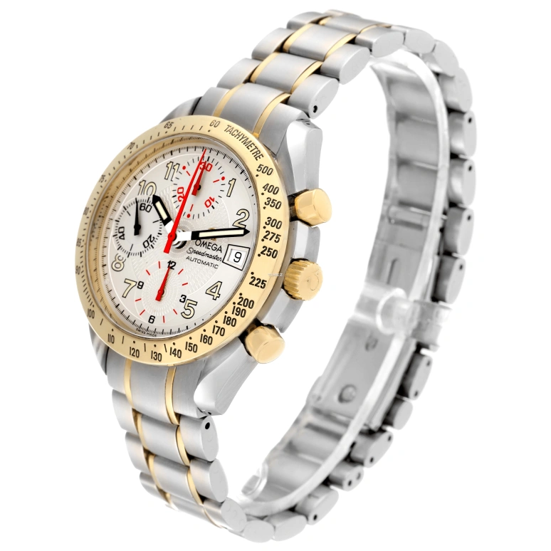 Omega,Speedmaster 39mm,39mm,Stainless Steel,White,Automatic,Chronograph,Day,3313,3313.33.00