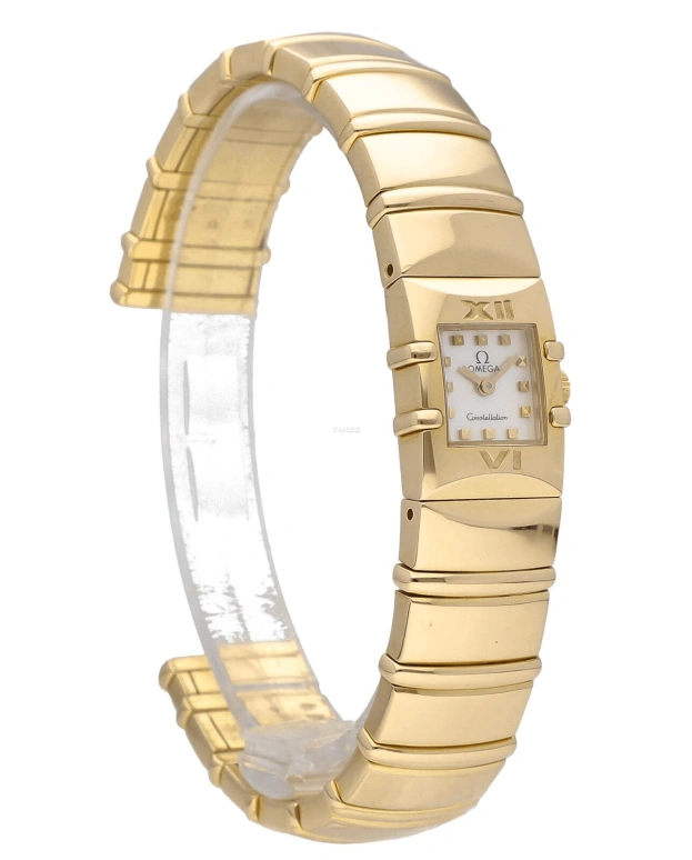 Omega,Constellation 20mm,20mm,Yellow Gold,Silver White,Quartz,30000hours,In-house Caliber,1141,1141.71.40
