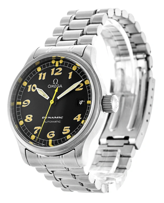 Omega,Dynamic 36.50mm,36.50mm,Stainless Steel,Black,Automatic,Day,42hours,5200,5200.50.00