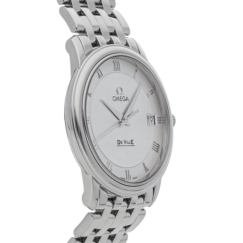 Omega,De Ville 34.40mm,34.40mm,Stainless Steel,Silver,Quartz,Day,30000hours,4510,4510.33.00
