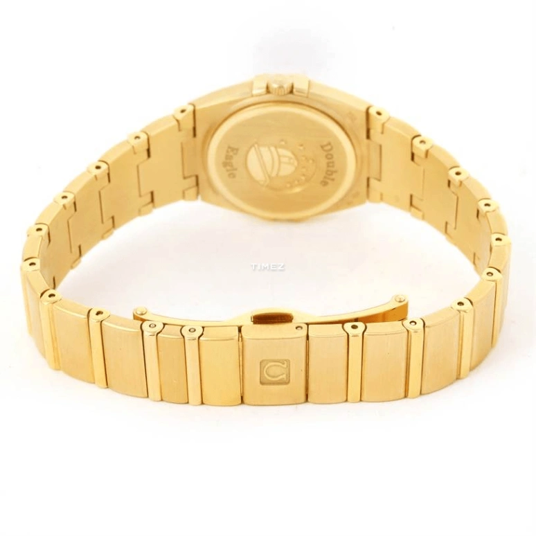 Omega,Constellation 24mm,24mm,Yellow Gold,White,Quartz,30000hours,In-house Caliber,1189,1189.75.00