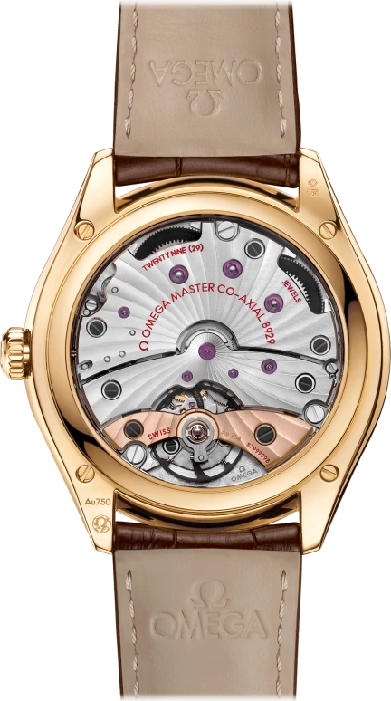 Omega,Trésor 40mm,40mm,Yellow Gold,White,Handwound,Co-Axial Escapement,72hours,435,435.53.40.21.09.001