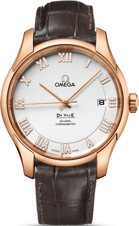Omega,De Ville 41mm,41mm,Red Gold,Silver,Automatic,Date,Co-Axial Escapement,431,431.53.41.21.52.001