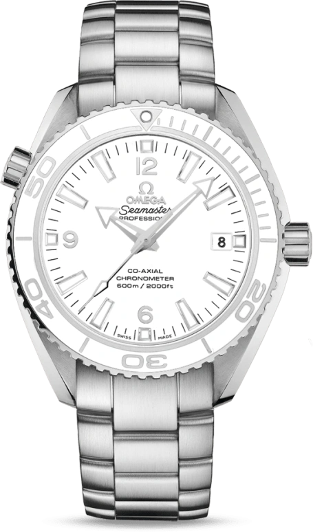 Omega,Seamaster Planet Ocean 42mm,42mm,Stainless Steel,White,Automatic,Date,Co-Axial Escapement,232,232.30.42.21.04.001