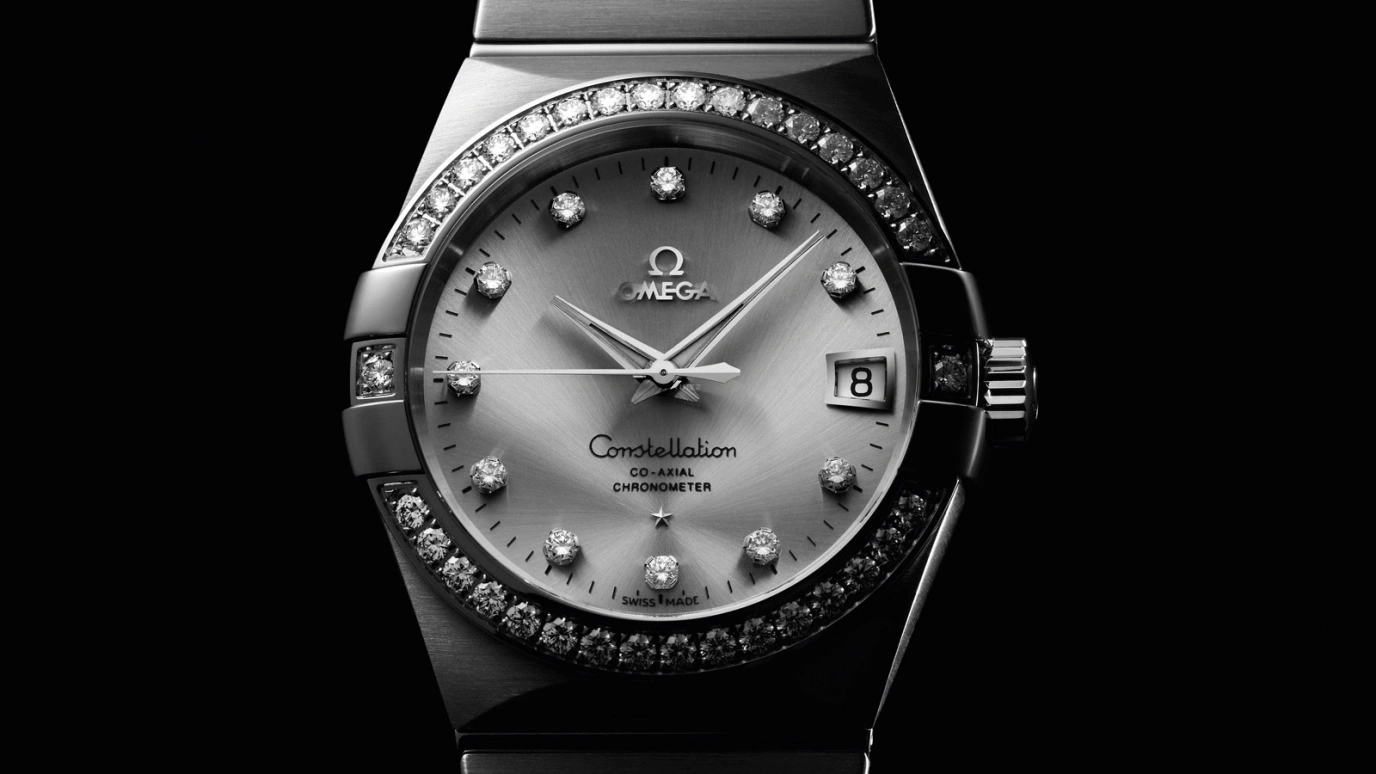 Omega,Constellation 35mm,35mm,Stainless Steel,Silver,Automatic,Date,Co-Axial Escapement,123,123.15.35.20.52.001