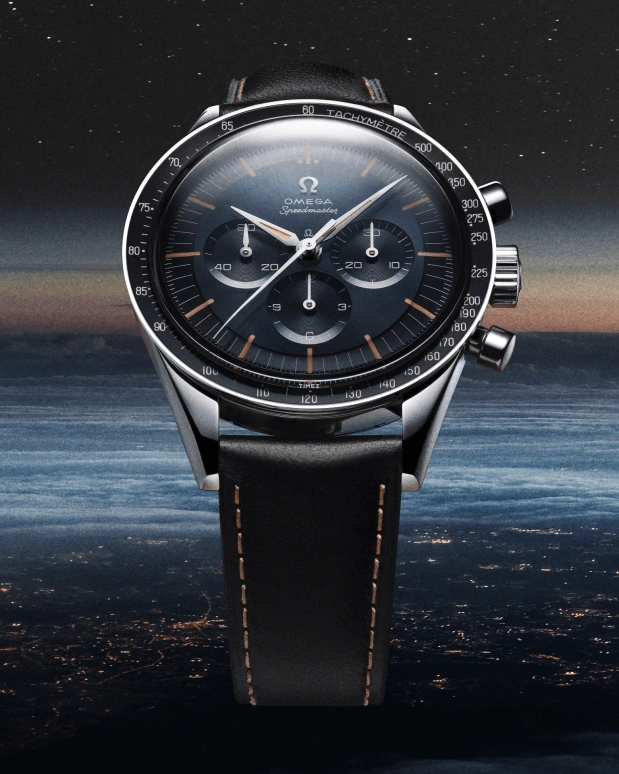 Omega,Speedmaster 39.70mm,39.70mm,Stainless Steel,Dark Blue,Grey,Handwound,Chronograph,Anti-magnetic,310,310.32.40.50.06.001