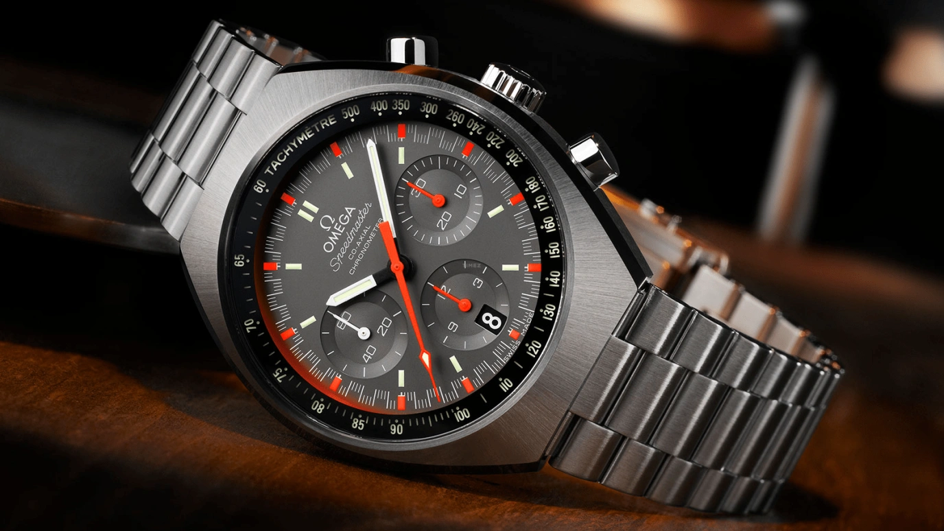 Omega,Speedmaster (Non-Moonwatch) 42.40mm,42.40mm,Stainless Steel,Grey,Automatic,Chronograph,Date,Co-Axial Escapement,Column Wheel,52hours,In-house Caliber,327,327.10.43.50.06.001